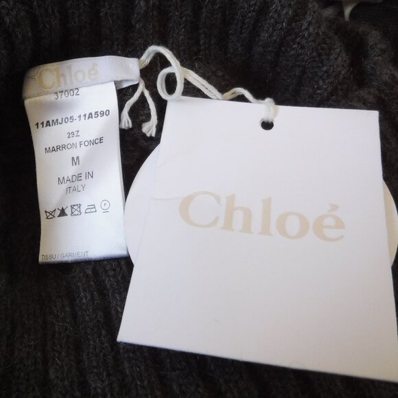 NWT Chloé Cable Knit Pencil Skirt Size M - Picture 5 of 5